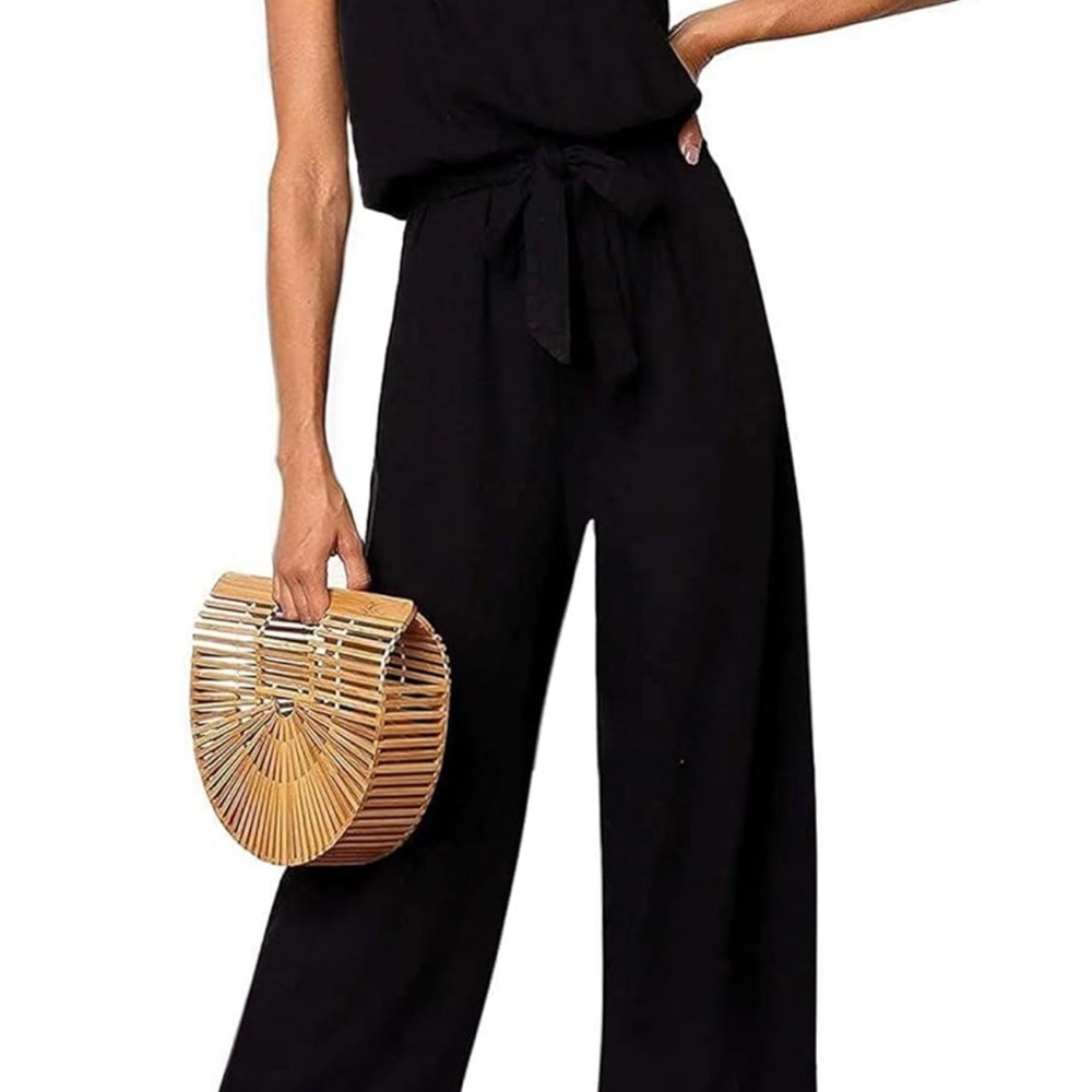 Strapless Black Jumpsuit NWT